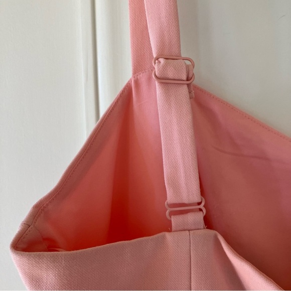 NWT French Connection Pink Whisper Ruffle Hem Mini Dress Adjustable Straps (12) - Picture 3 of 5